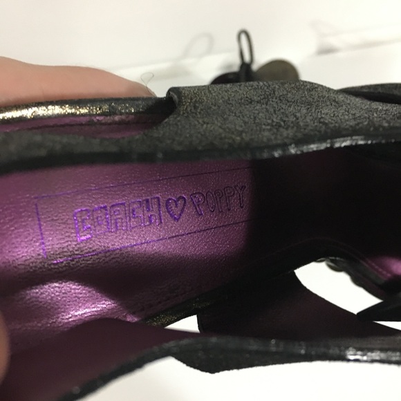 *Sold*Coach Poppy Rena Leather Platform Heels Sz 9.5 B - Picture 12 of 15